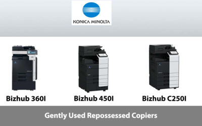 Gently Used Repossessed Konica Minolta Copiers